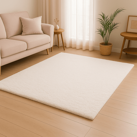 Fluffy Soft Area Rug – Cozy Living Room & Bedroom Carpet – Multiple Colors Available