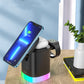 GlowCharge Trio – 3-in-1 Magnetic Wireless Charging Station with RGB Ambience