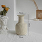 Minimalist Ceramic Vase – Perfect for Dry Flower Arrangements & Home Decor