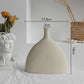 Minimalist Ceramic Vase – Perfect for Dry Flower Arrangements & Home Decor