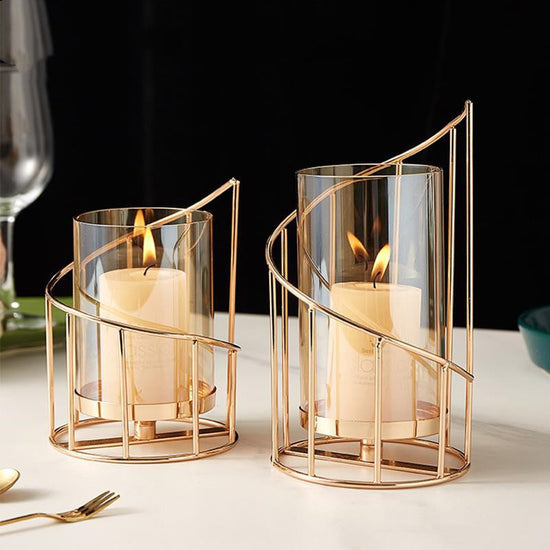 Nordic Wrought Iron Candle Holders – Romantic Home & Table Decor