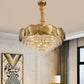Crystal Spiral Chandelier – Luxury Modern Ceiling Light