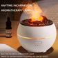 FlameGlow Aromatherapy Diffuser – Silent Mist & Mood Light