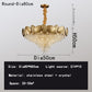 Crystal Spiral Chandelier – Luxury Modern Ceiling Light