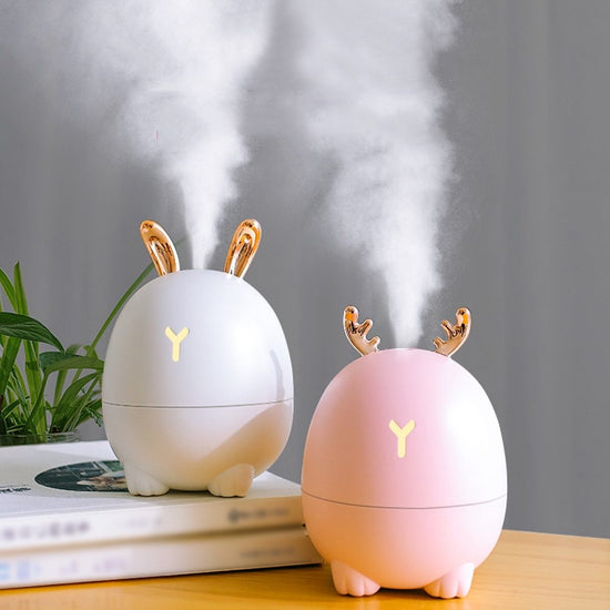 USB Animal Mini Humidifier – Deer & Rabbit Design