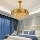 Crystal Spiral Chandelier – Luxury Modern Ceiling Light
