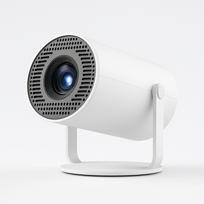 Portable Projector Small Straight Projector For Home Use 180 Degrees Projection Angle Automatic Focus Home Video Projector