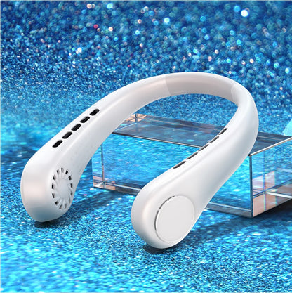 Portable Bladeless Neck Fan – Hands-Free Cooling On the Go