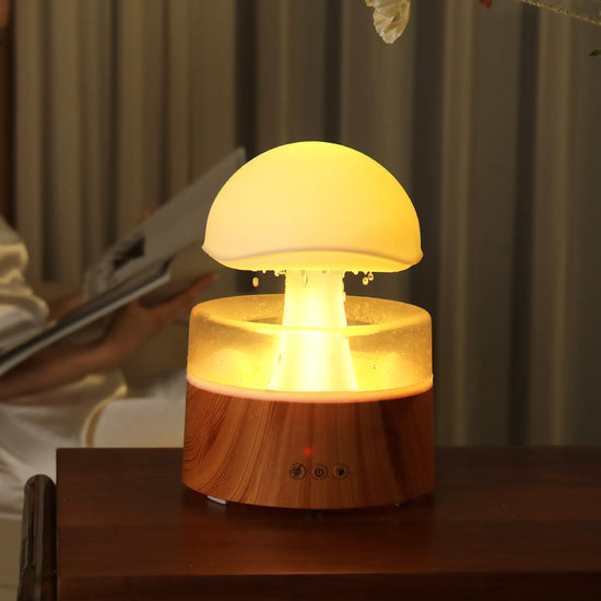 RainAura Ultrasonic Diffuser – Cloud Mist & Mood Light