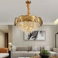 Crystal Spiral Chandelier – Luxury Modern Ceiling Light